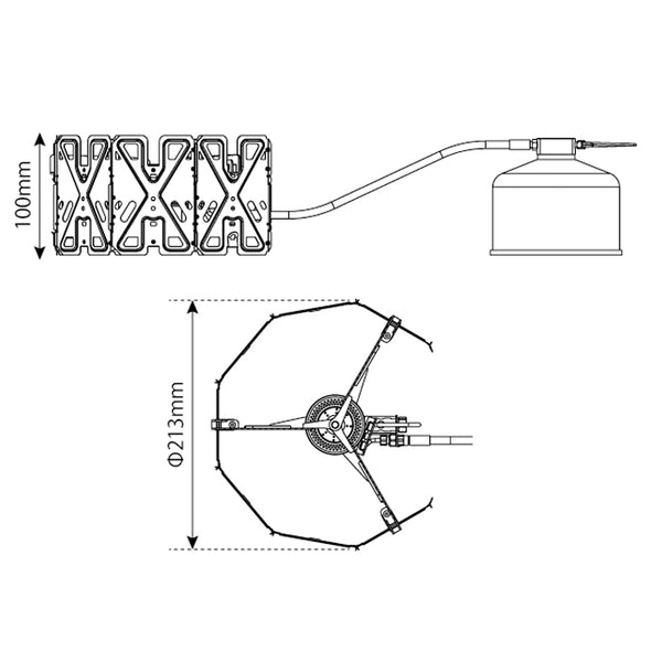 Snow Peak Yaen Stove Naggy 防風爐頭 GS-360